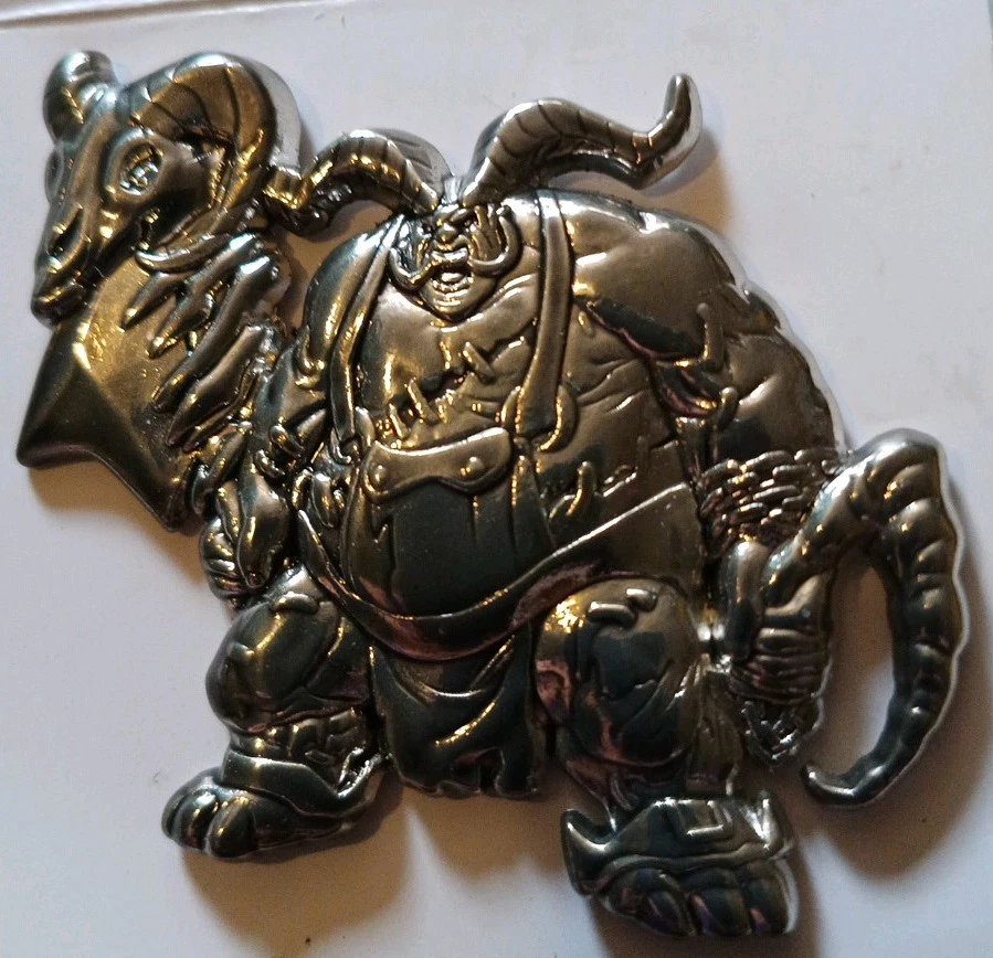 Blizzard Diablo Set Of Two Pins A Chrome "Butcher" Pin And A Colorful Rouge Pin - Image 4 of 4