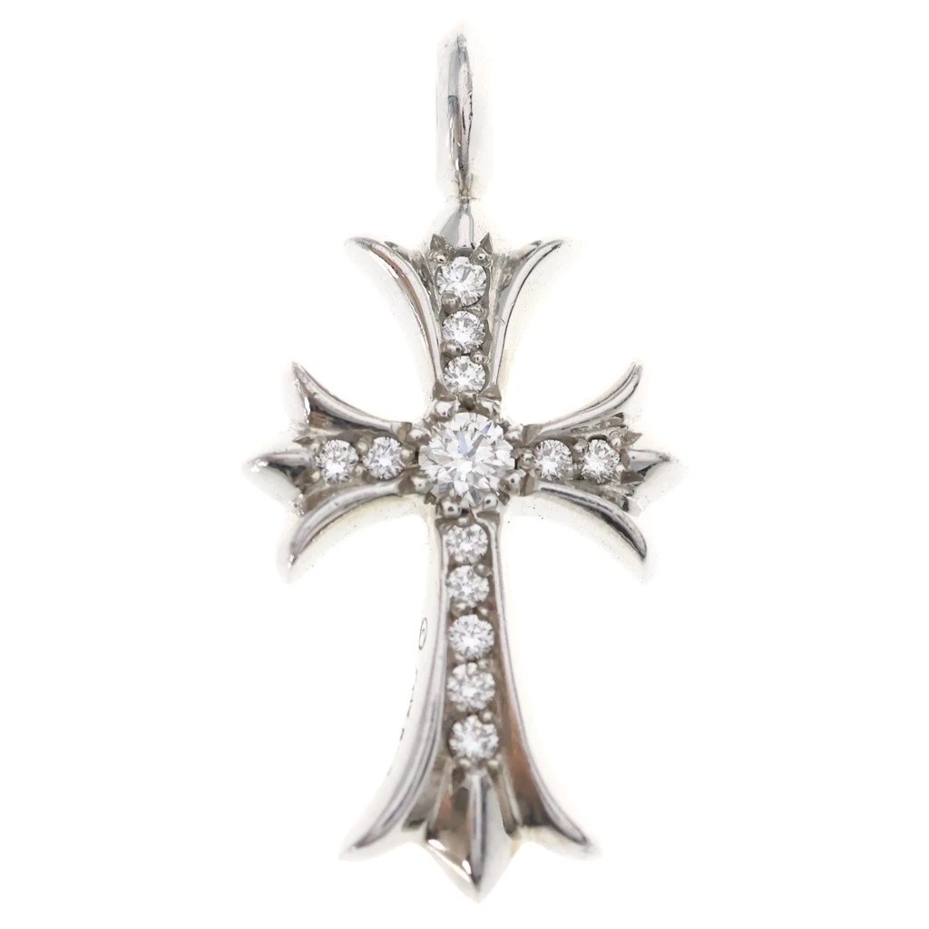 Chrome Hearts TNY CRSF P DIA Pendant Top Diamond 750WG P0079254