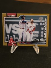 2026 Topps Celebration Baseball Walk This Way #269 Gold WILYER ABREU  /50