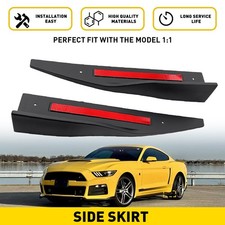 Side Skirt Rocker Panel Spoiler Diffuser Winglet For Ford Mustang Roush 2015-23 Side Skirt Rocker Panel Spoiler Diffuser Winglet For Ford Mustang Roush 2015-23
