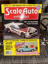 Scale Auto Enthusiast Magazine Feb 1995 1981-90 Mustang Road Racers Amt Ertl Scale Auto Enthusiast Magazine Feb 1995 1981-90 Mustang Road Racers Amt Ertl