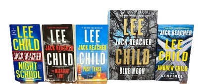 Lee Child Jack Reacher 5 Book Lot-Night School, Midnight Line, and 3 more-PB/HC