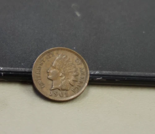 1901 US Indian Cent 1c VF+