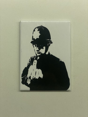 Banksy Official ‘Rude Copper’ Magnet from ‘The Art Of Banksy’ Regents Street. - Picture 2 of 7