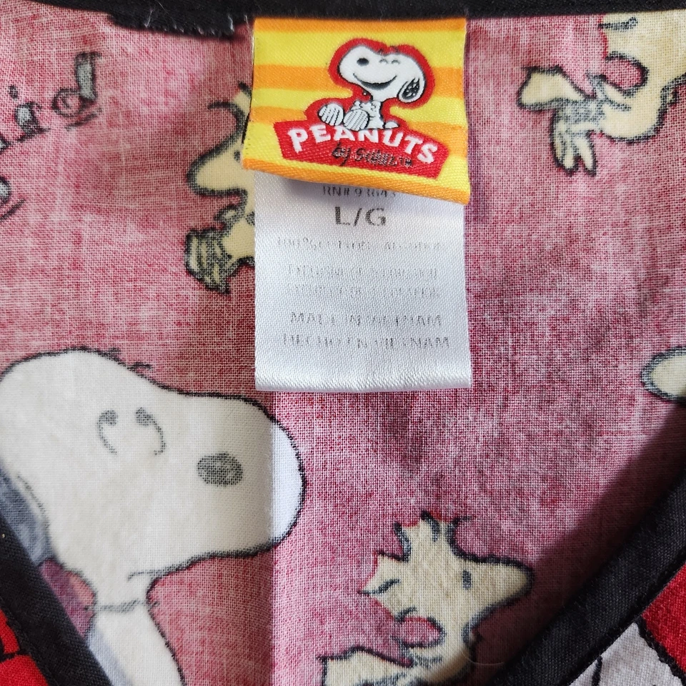 Lote (4) Top Médico L/XL Disney Looney Tunes Cacahuetes Halloween De Colección Niños Foto 4 de 4