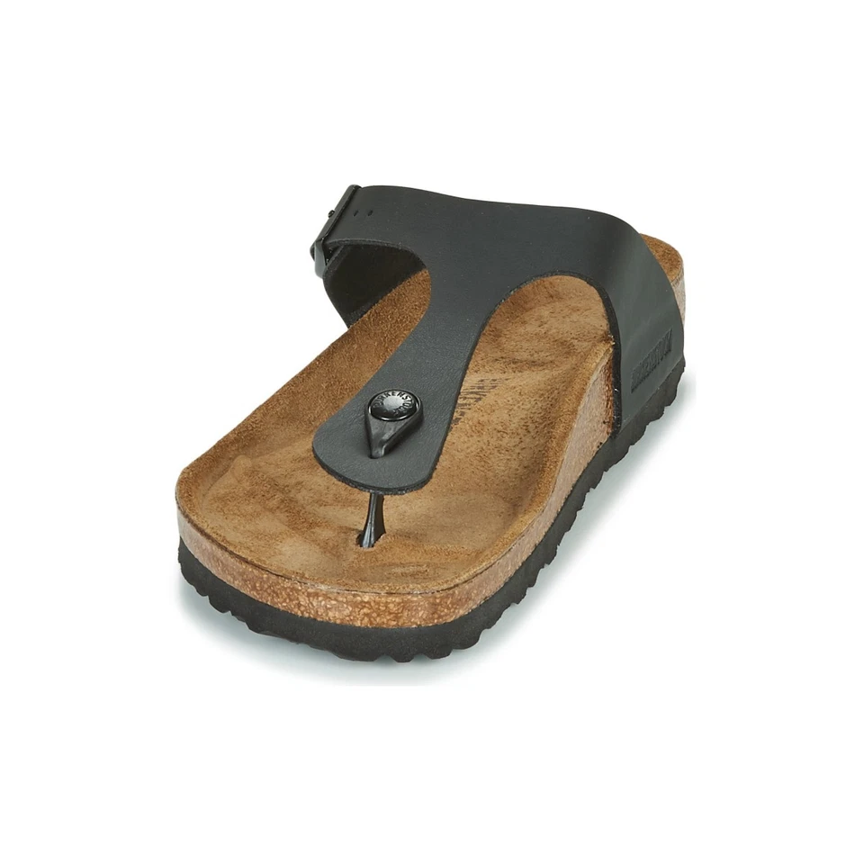 Birkenstock Gizeh Black Nere Infradito Uomo Calzata Regular Fit Donna Sandalo - Immagine 3 di 4