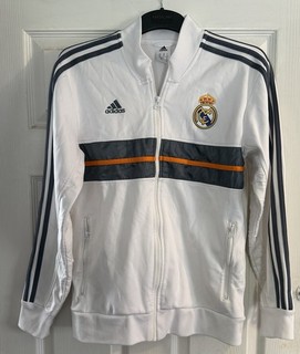 Real Madrid Vintage Tracksuit Top Size Small Vintage Adidas