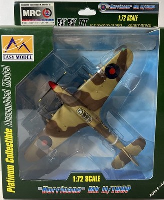 MRC Easy Model 1:72 Scale WWII Aircraft Series   ''Hurricane'' Mk II/Trop 37269