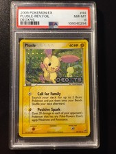 Plusle Stamp Reverse 44 PSA 8 44/107 Deoxys English
