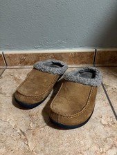 Indoor Brown Suede warm Slippers Unisex
