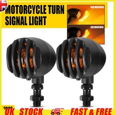 For Honda Yamaha Suzuki Kawasaki Motorcycle Turn Signal Light Amber Front/Rear