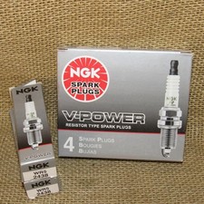 NGK Spark Plugs Set of 6 WR5 Stock No. 2438 V-Power Resistor Type Spark Plug NIB