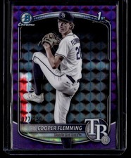 2025 Bowman Draft #BDC-166 Cooper Flemming Chrome Purple Geometric /250