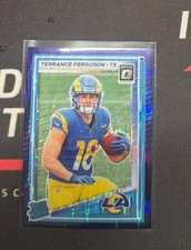 2025 Panini Donruss Optic Terrance Ferguson Purple Shock Rated Rookie Rams #244