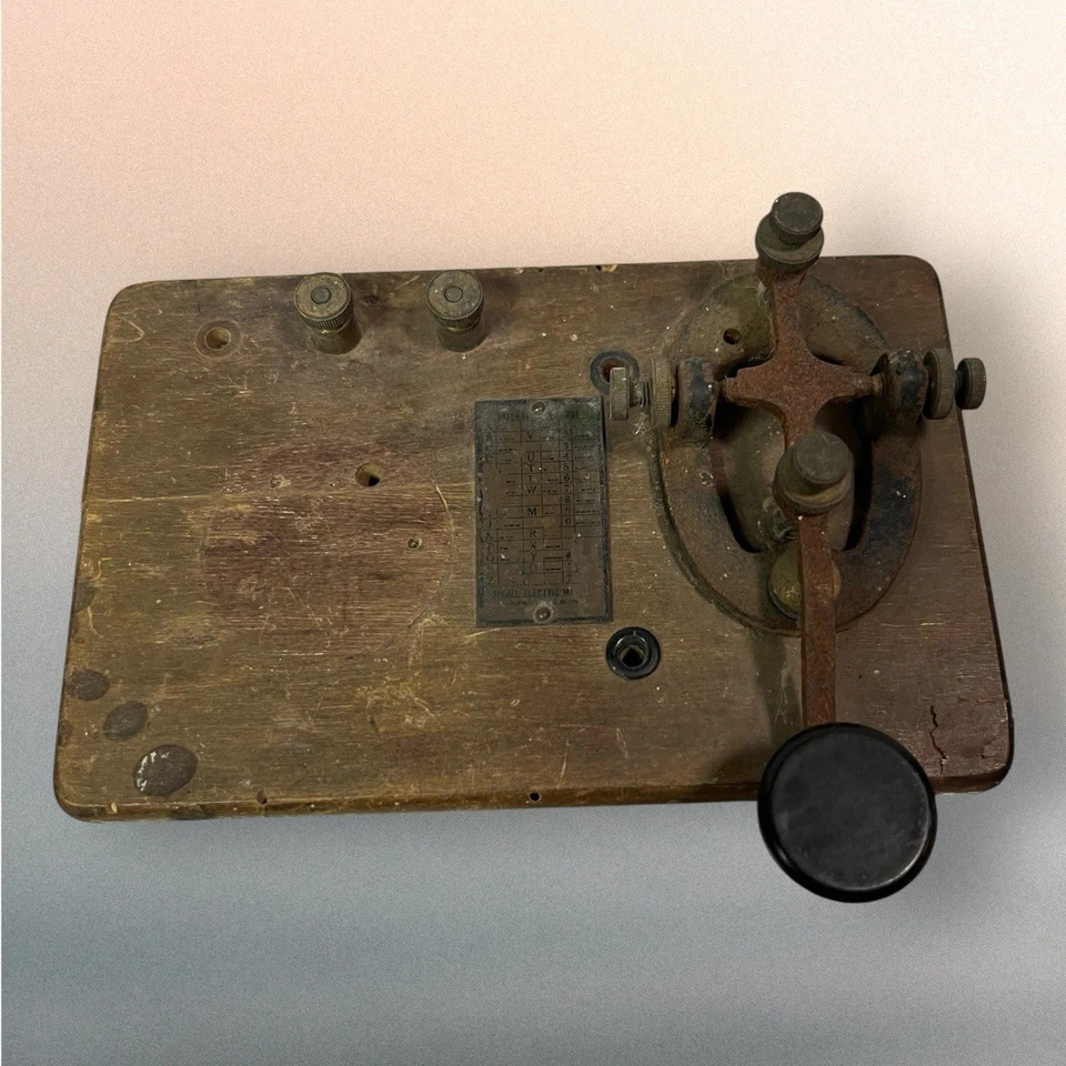 Vintage Signal Electric Mfg Co Morse Code Key - Image 3 of 4