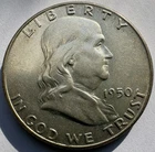 1950-P Franklin Half Dollar -