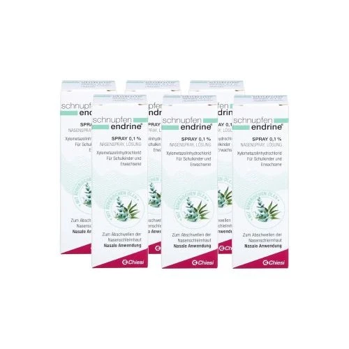 CHIESI GMBH Schnupfen Endrine 0,1% Nasenspray (6x10ml) 6 St