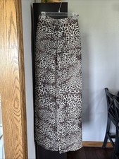 Women’s Size 6 Boohoo Sheer Cheetah Print Pants