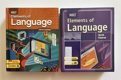 Holt Elements of Language Set  Fifth & Sixth Course 11th & 12th Grade