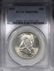 1952 Franklin Half Dollar PCGS MS65FBL Gem Quality