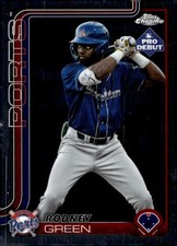 RODNEY GREEN RC 2025 Topps Pro Debut Chrome Base #PDC-105 Pre-ROOKIE M ID:152283