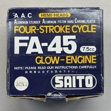 SAITO Hemi-Head Four-Stroke FA-45 RC Airplane Engine