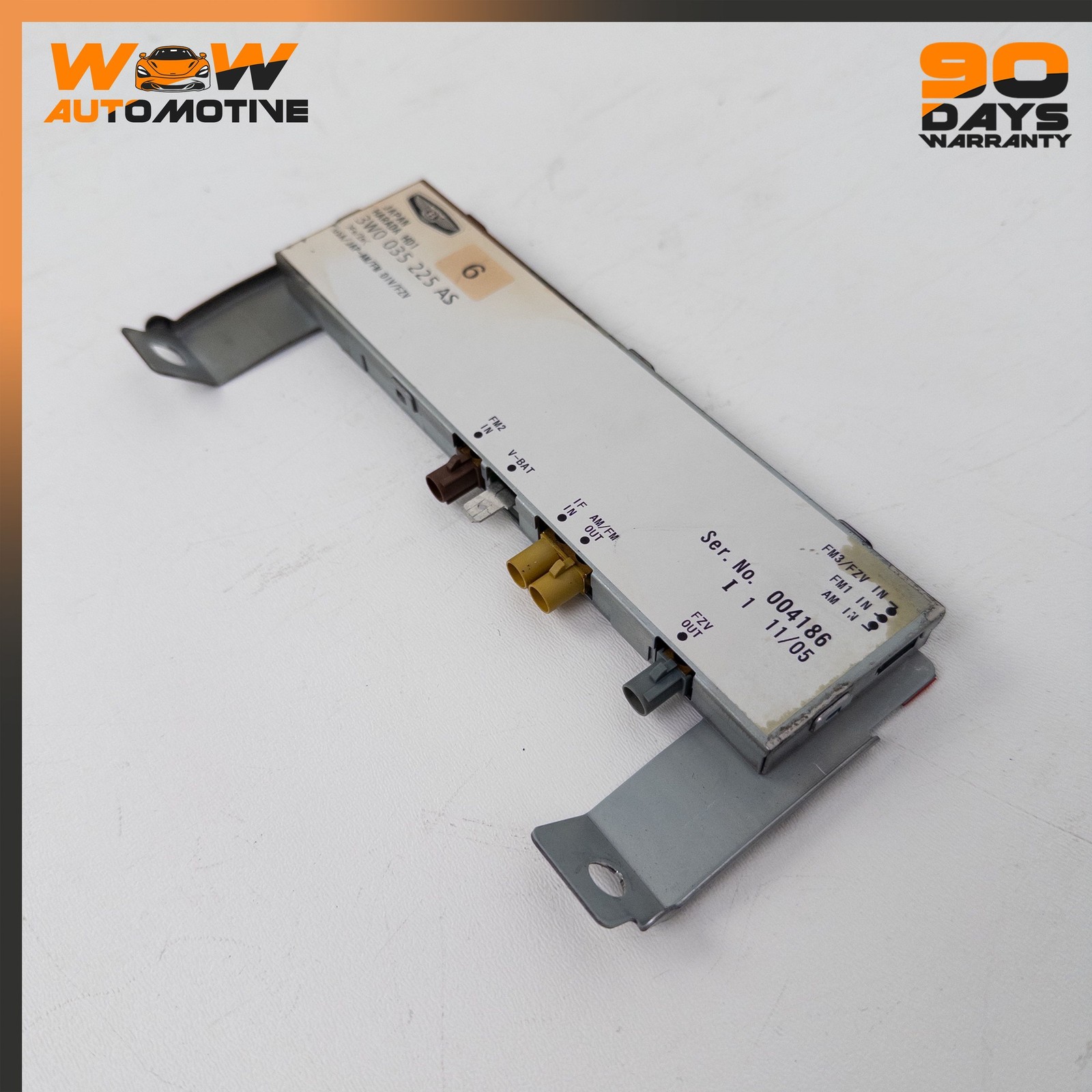 04-10 BENTLEY CONTINENTAL GT REAR ANTENNA AM FM AERIAL AMPLIFIER MODULE OEM