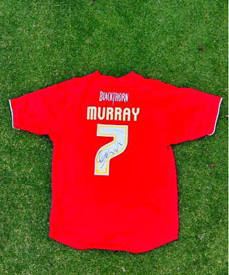 Scott Murray signiertes Bristol City Shirt Retro Legend 