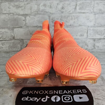 シューズ adidas NEMEZIZ18.2HG/AG Adidas Nemeziz 18+ FG Zest Orange Black Solar Red Soccer DA9589