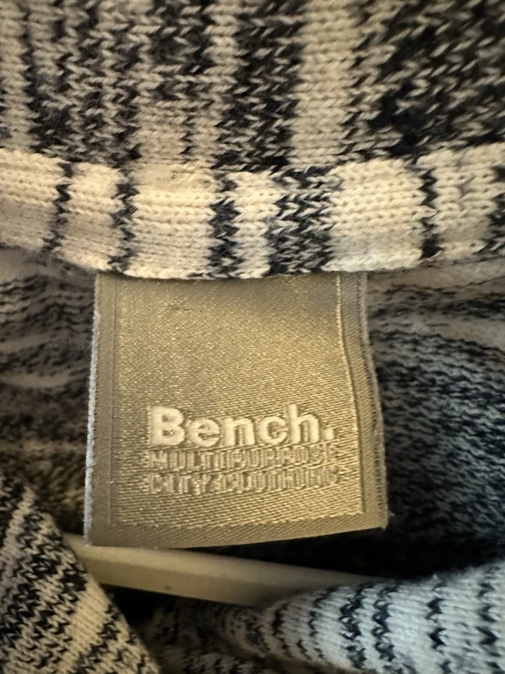 BANCO MULTIUSOS CIUDAD ROPA MUJER SUÉTER TALLA PEQUEÑA AZUL BLANCO 100% Algodón Foto 2 de 4