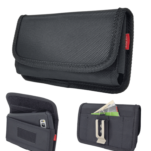 For Samsung Galaxy A35 A15 A54 A53 Rugged Nylon Case Belt Clip Holster Pouch - Picture 3 of 22