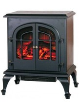 Camino elettrico 2000W elettrostufa 47x31xH63cm riscaldamento casa design NIKLAS