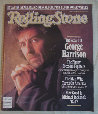 ROLLING STONE 10/22/87#511 ~ GEORGE HARRISON/PINK FLOYD/ROGER WATERS/DYLAN/R.E.M