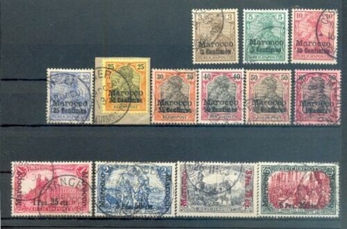 Morocco 7/19 Clean Single Values Set Gest.