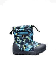 Bogs B Moc Camo Pull On Lined Waterproof Winter Snow Boots