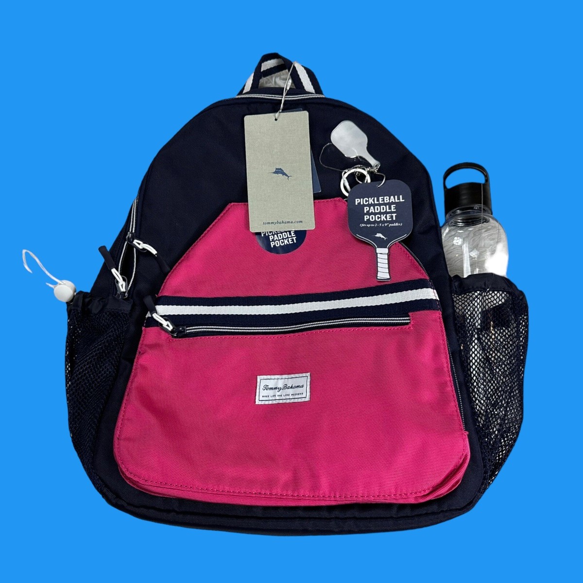 Tommy Bahama Pickleball Backpack w/ Water Bottle, Pockets, Paddle Pocket NEW Stylish Pickleball Bags at TJMAXX Under $25 main image 3