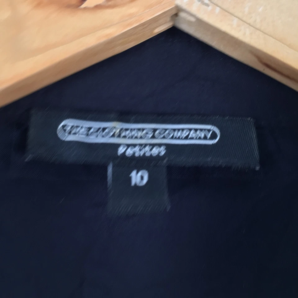 The Clothing Company Mujer Camisa Abotonada Talla 10 Negro Manga Larga 040190 Foto 4 de 4