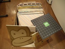 HUGE LOT 100s 12  x12  Paper Scrapbooking Squares ALL Varieties Holiday/Patterns 