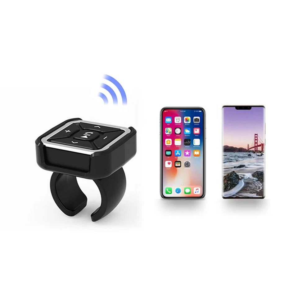 D62C Bluetooth 5.0 Fernbedienung Remote Kontroller Adapter KFZ Lenkrad Button - Bild 4 von 4