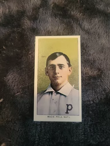 1909-11 T206 To Bacco Card 350 Back Portrait Sherry Magee