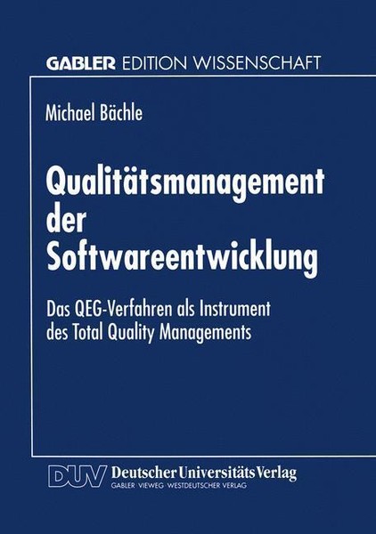 QualitäTsmanagement Der Softwareentwicklung | Buch | 9783824463442-image