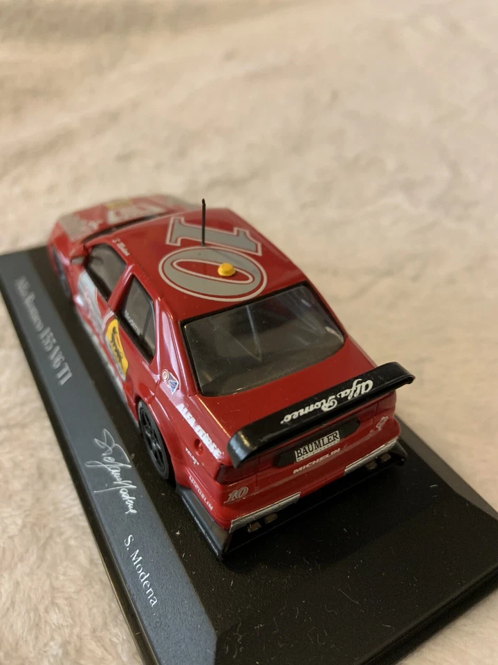 1:43 diecast Minichamps Alfa Romeo 155 V6 T1 #10, DTM 1994, S. Modena (197) - Image 4 of 4