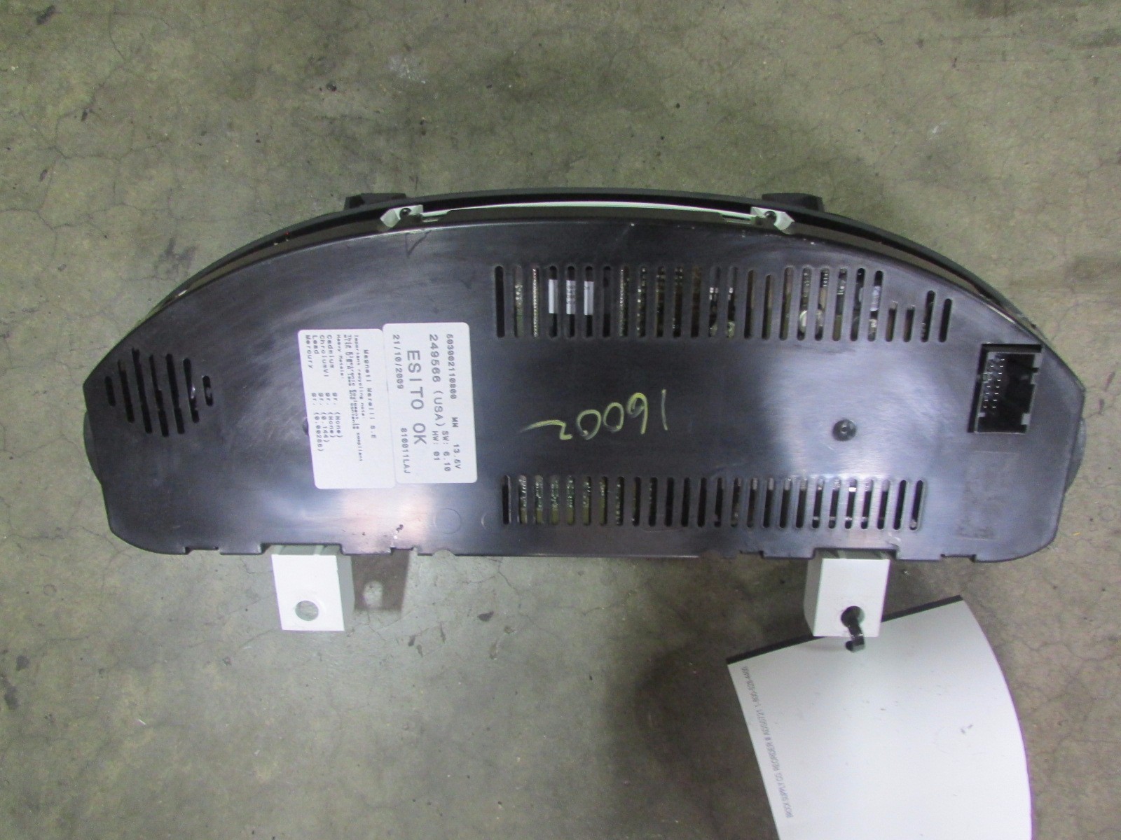 Maserati Granturismo Speedometer Head Cluster, Used P/N 249566