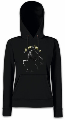 BE WERE OF THE WOLF Damen Hoodie Sweatshirt Werewolf The Werwolf Horror