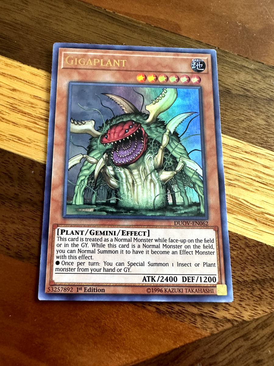 Gigaplant DUOV-EN062 1st Edition Ultra Rare NM + BONUS