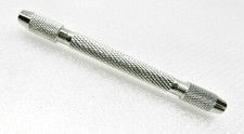 Pin Vise Hand Tool Double Ended 4 Size Jaws Range 0-3mm Jewelry Watch 4" L