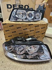 SCHEINWERFER VORNE LINKS + RECHTS ELEKTRISCH FÜR A4 B6 2000- NEIN Cabrio