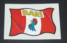 N°5 BANDIERA BARI GALLETTI BIANCOROSSI FOOTBALL SUPER CALCIO 1985-1986 PANINI