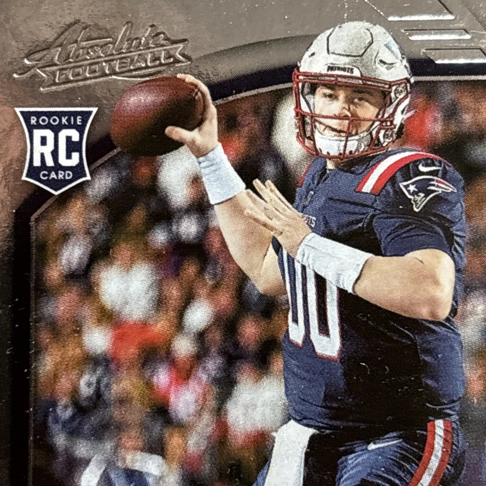 Mac Jones RC Absolute Panini Rookie Card Alabama Pop New England Patriots #1 QB - Image 4 of 4