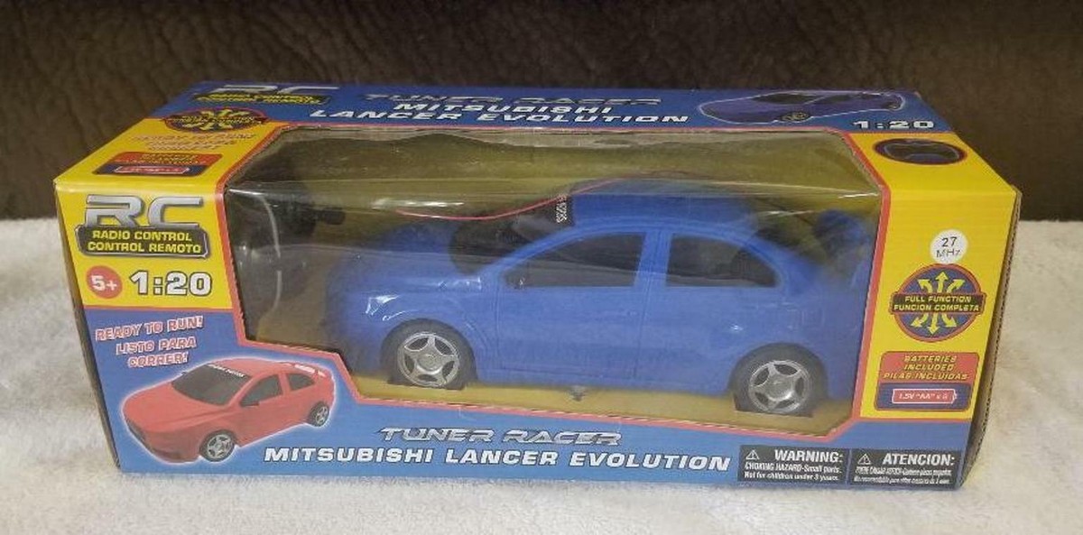 Mitsubishi Lancer Evolution Tuner Racer RC, 1:20 Scale, Red or
